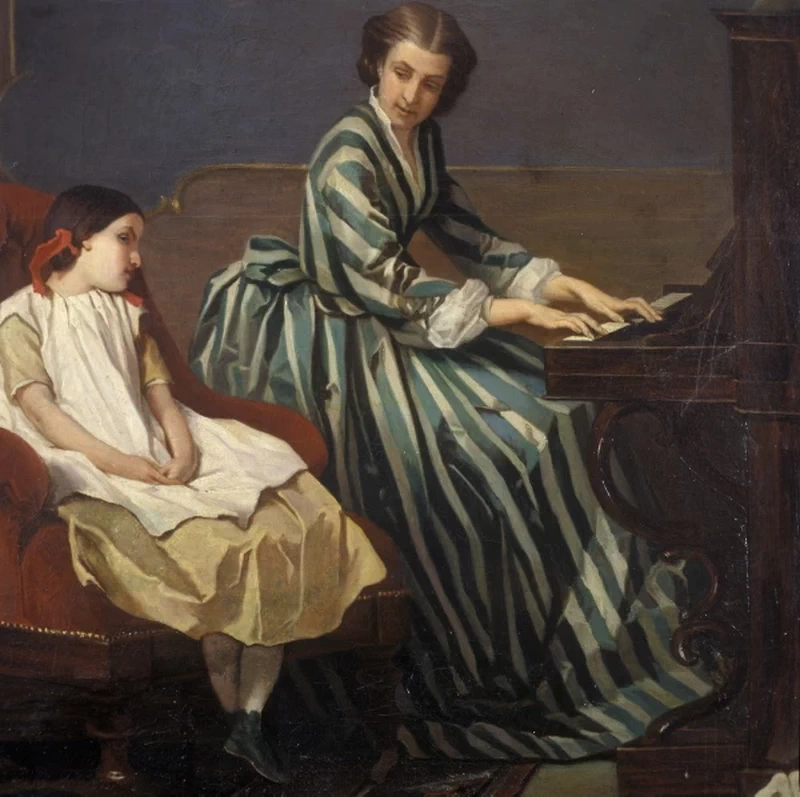 Una madre con un bambina malata - Eesti Kunstimuuseum